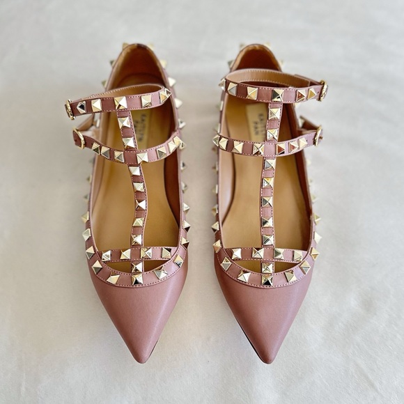 Kaitlyn Pan Studded T-Strap Flats - Picture 13 of 14